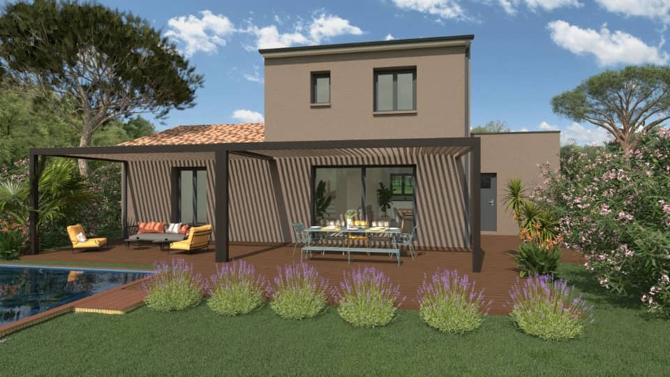 Maison neuve - Terrain à bâtir Rieux-Minervois (11160) à Rieux-Minervois (11), prix 272 921 €