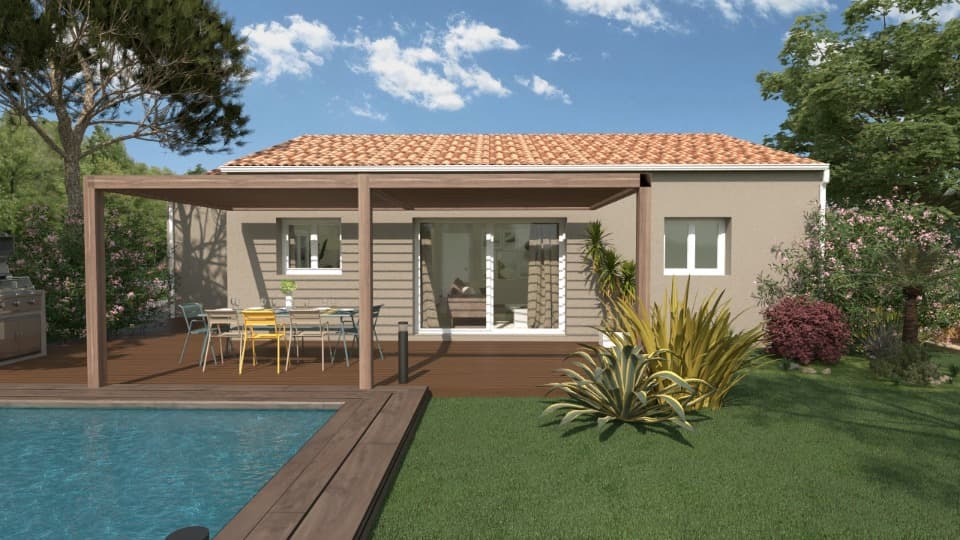 Maison neuve - Terrain à bâtir Castelnau-d'Aude (11700) à Castelnau-d'Aude (11), prix 186 585 €