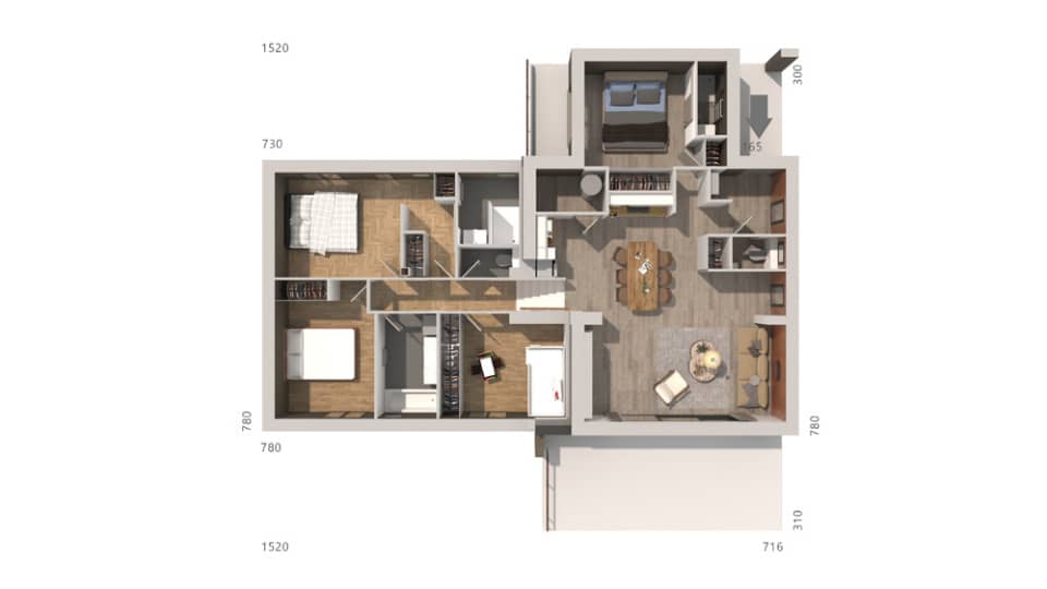 Maison neuve - Terrain à bâtir Bize-Minervois (11120) à Bize-Minervois (11), prix 401 847 €
