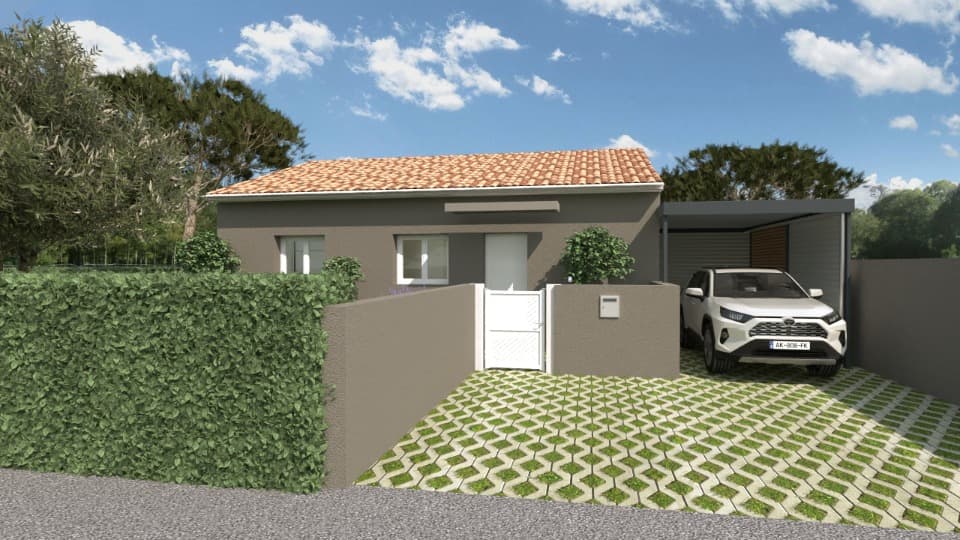 Maison neuve - Terrain à bâtir Bize-Minervois (11120) à Bize-Minervois (11), prix 162 915 €