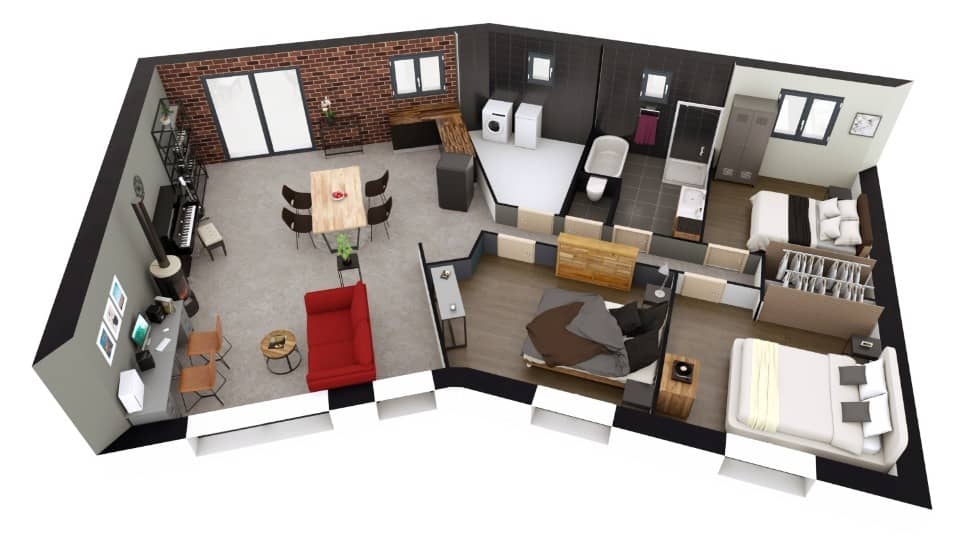 Maison neuve - Terrain à bâtir Hugleville-en-Caux (76570) à Hugleville-en-Caux (76), prix 234 961 €