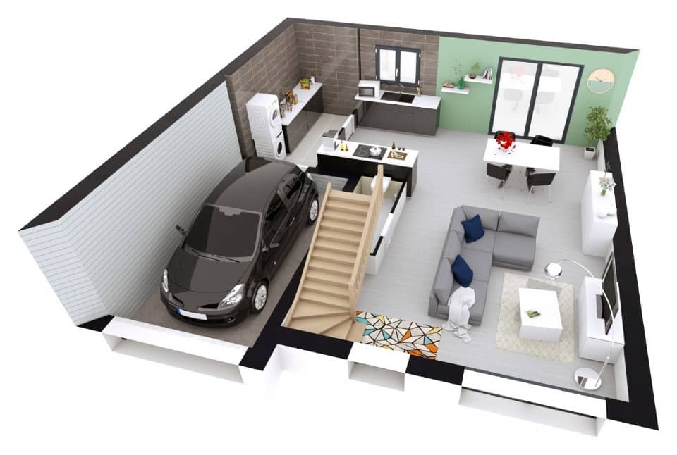 Maison neuve - Terrain à bâtir Bennecourt (78270) à Bennecourt, prix 247 700 €