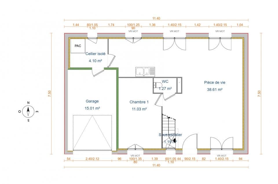 Maison neuve - Terrain à bâtir Bouconvillers (60240) à Bouconvillers (60), prix 287 800 €