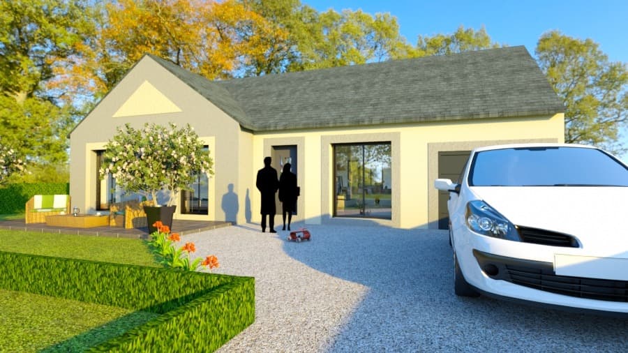 Maison neuve - Terrain à bâtir Dormelles (77130) à Dormelles (77), prix 230 900 €