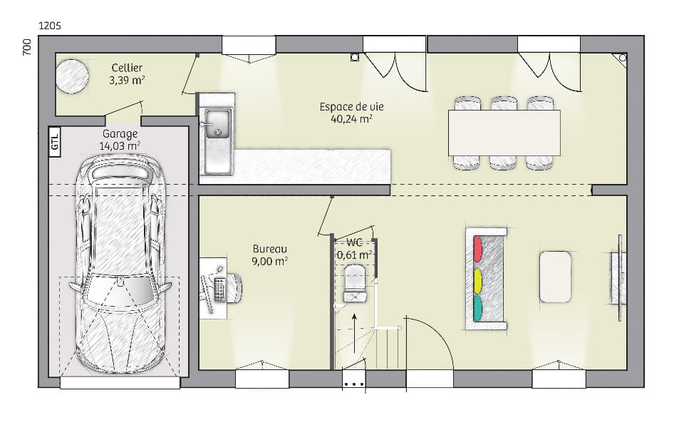 Maison neuve - Terrain à bâtir Annet-sur-Marne (77410) à Annet-sur-Marne (77), prix 393 500 €