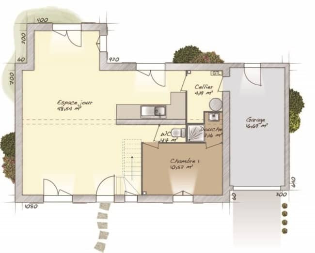 Maison neuve - Terrain à bâtir Criquebeuf-sur-Seine (27340) à Criquebeuf-sur-Seine, prix 360 000 €