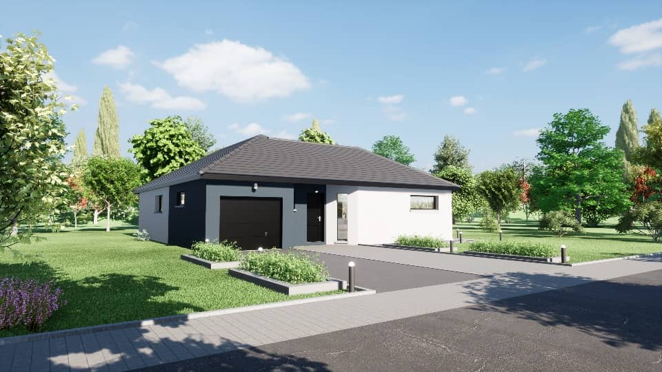 Maison neuve - Terrain à bâtir Illhaeusern (68970) à Illhaeusern (68), prix 376 000 €