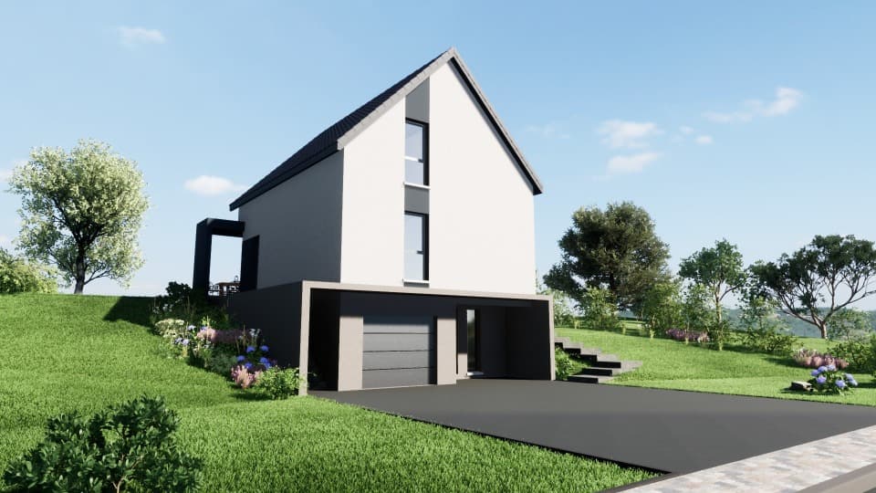 Maison neuve - Terrain à bâtir Muhlbach-sur-Munster (68380) à Muhlbach-sur-Munster (68), prix 450 000 €