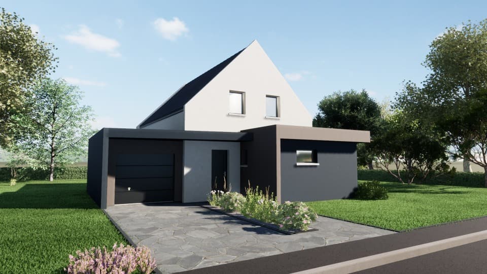 Maison neuve - Terrain à bâtir Wentzwiller (68220) à Wentzwiller (68), prix 464 600 €