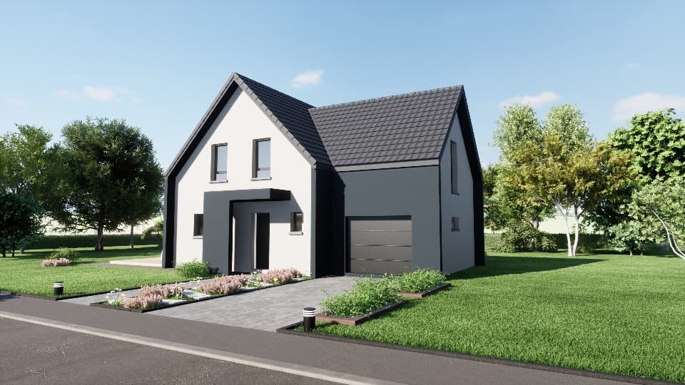 Maison neuve - Terrain à bâtir Galfingue (68990) à Galfingue (68), prix 390 240 €
