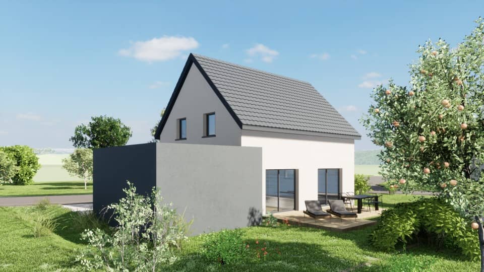 Maison neuve - Terrain à bâtir  () à Schweighouse-sur-Moder (67), prix 496 000 €