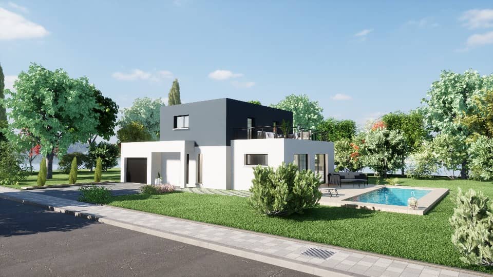 Maison neuve - Terrain à bâtir  () à Horbourg-Wihr (68), prix 614 900 €