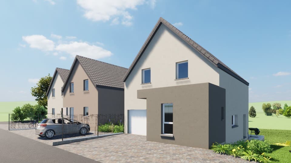 Maison neuve - Terrain à bâtir () à Osenbach (68), prix 376 800 €