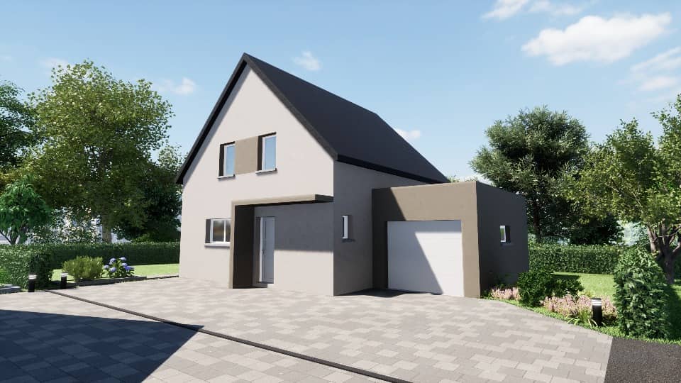 Maison neuve - Terrain à bâtir  () à Hochfelden (67), prix 450 474 €