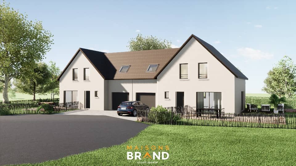 Maison neuve - Terrain à bâtir  () à Rountzenheim-Auenheim (67), prix 419 646 €