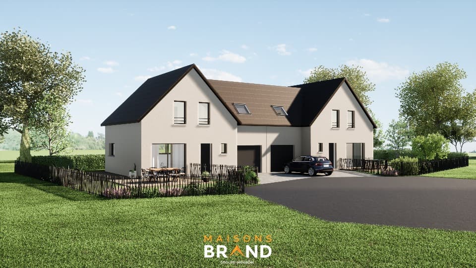 Maison neuve - Terrain à bâtir () à Rountzenheim-Auenheim (67), prix 335 354 €
