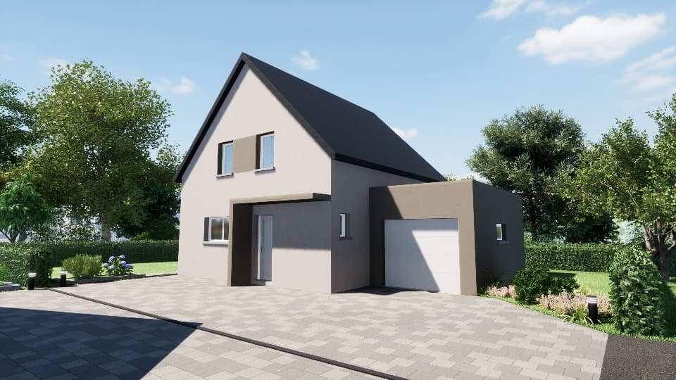 Maison neuve - Terrain à bâtir () à Hochfelden (67), prix 494 840 €