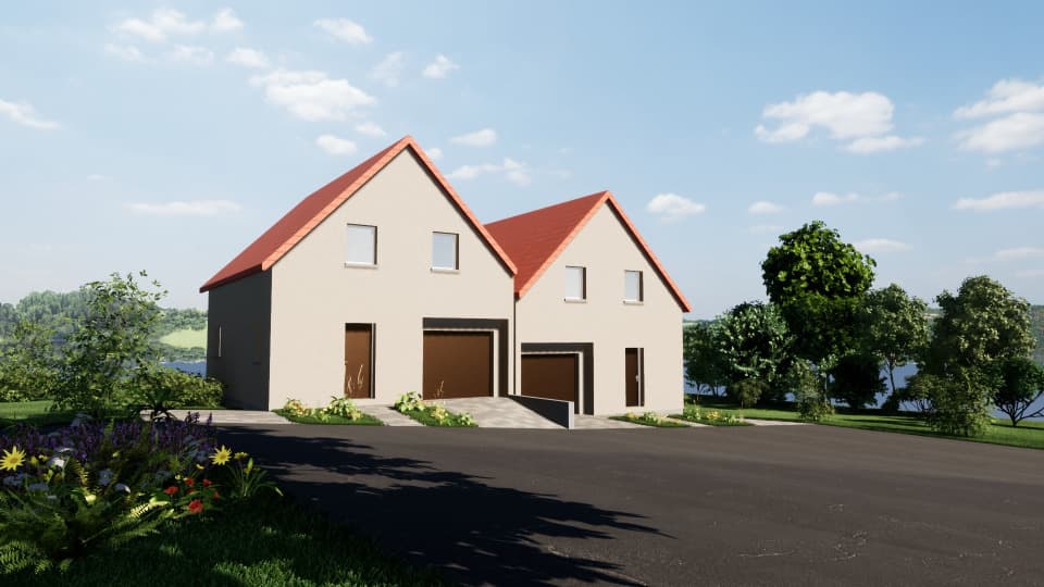 Maison neuve - Terrain à bâtir () à Osthoffen (67), prix 363 420 €