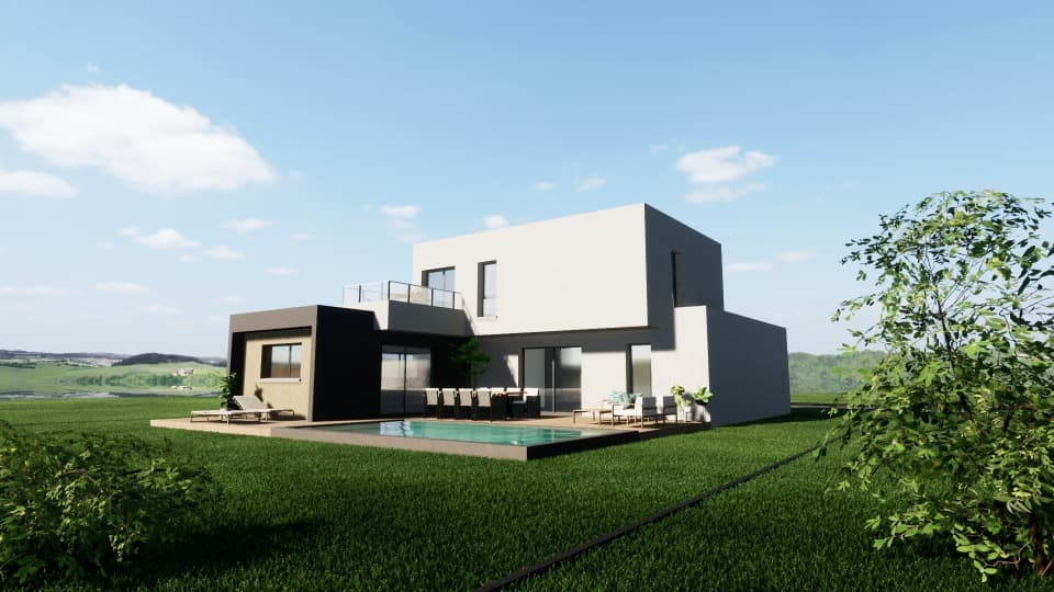 Maison neuve - Terrain à bâtir Daubensand (67150) à Daubensand (67), prix 490 000 €