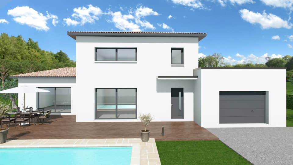 Maison neuve - Terrain à bâtir Sussargues (34160) à Sussargues, prix 428 900 €