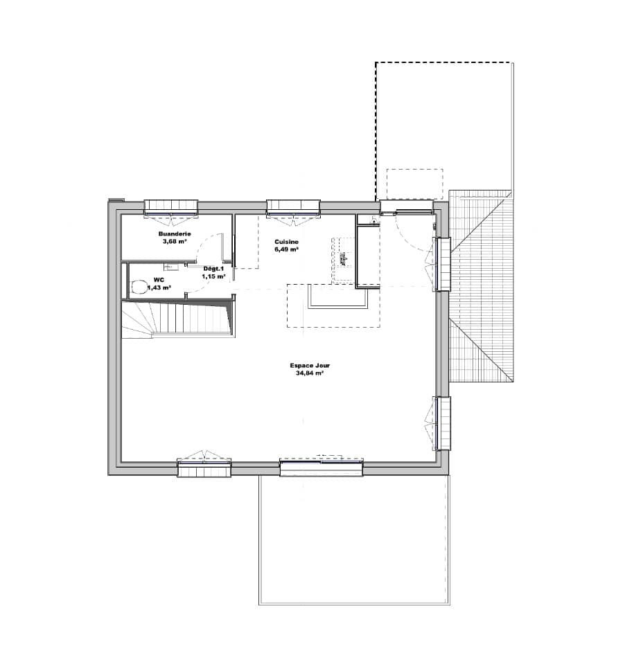 Maison neuve - Terrain à bâtir Bois-Guillaume (76230) à Bois-Guillaume (76), prix 520 000 €