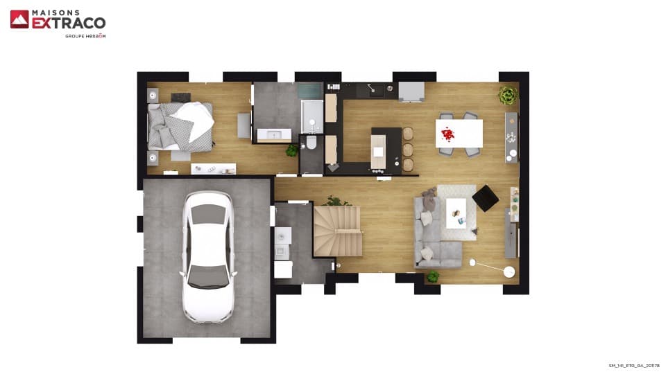 Maison neuve - Terrain à bâtir Cailly (76690) à Cailly (76), prix 254 000 €