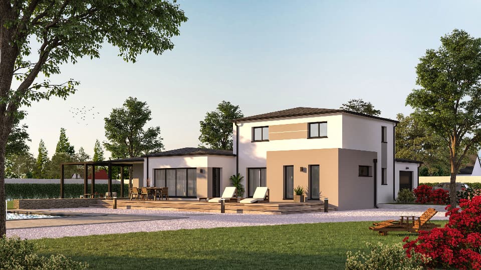 Maison neuve - Terrain à bâtir () à Landerneau (29), prix 482 750 €