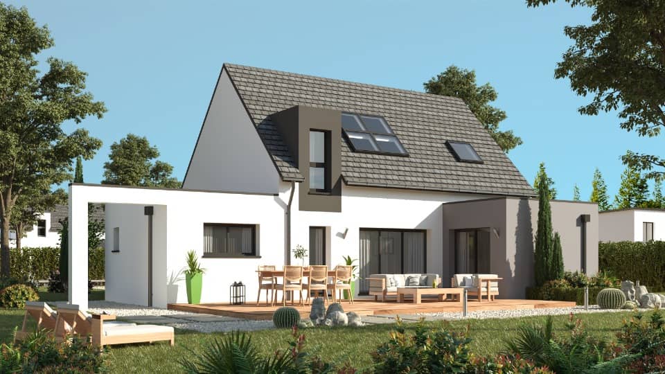 Maison neuve - Terrain à bâtir () à Loperhet, prix 334 800 €