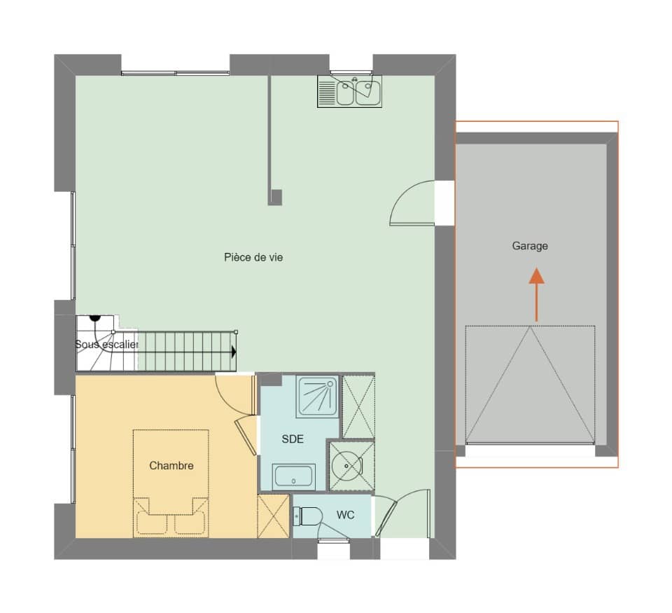 Maison neuve - Terrain à bâtir  () à Plougastel-Daoulas (29), prix 493 400 €