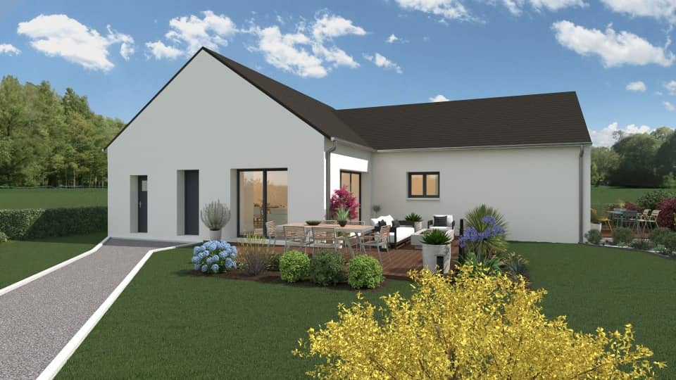 Maison neuve - Terrain à bâtir () à Plougastel-Daoulas (29), prix 418 700 €