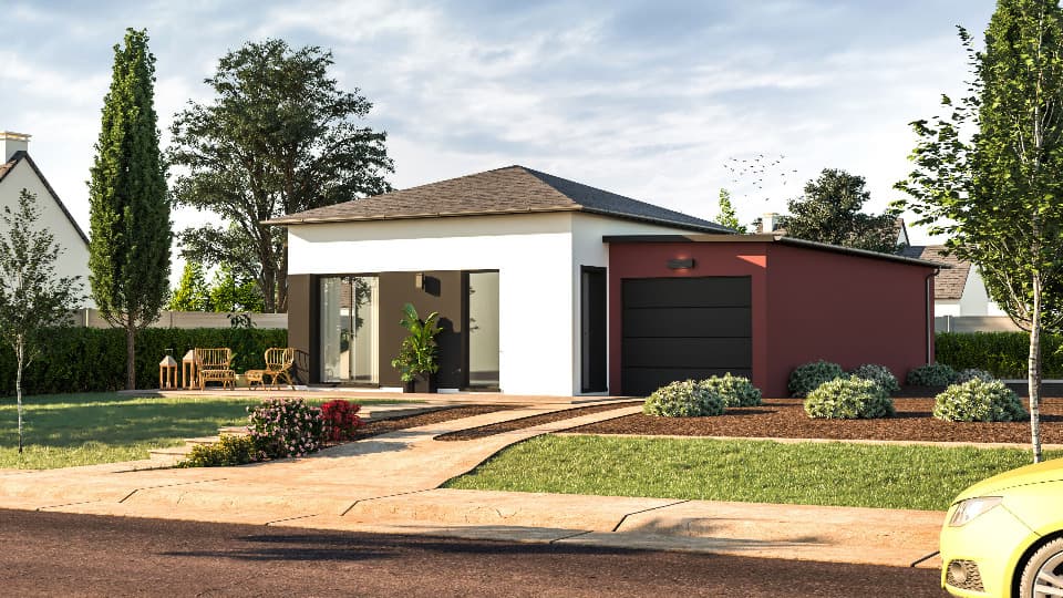 Maison neuve - Terrain à bâtir () à Cléder (29), prix 317 500 €