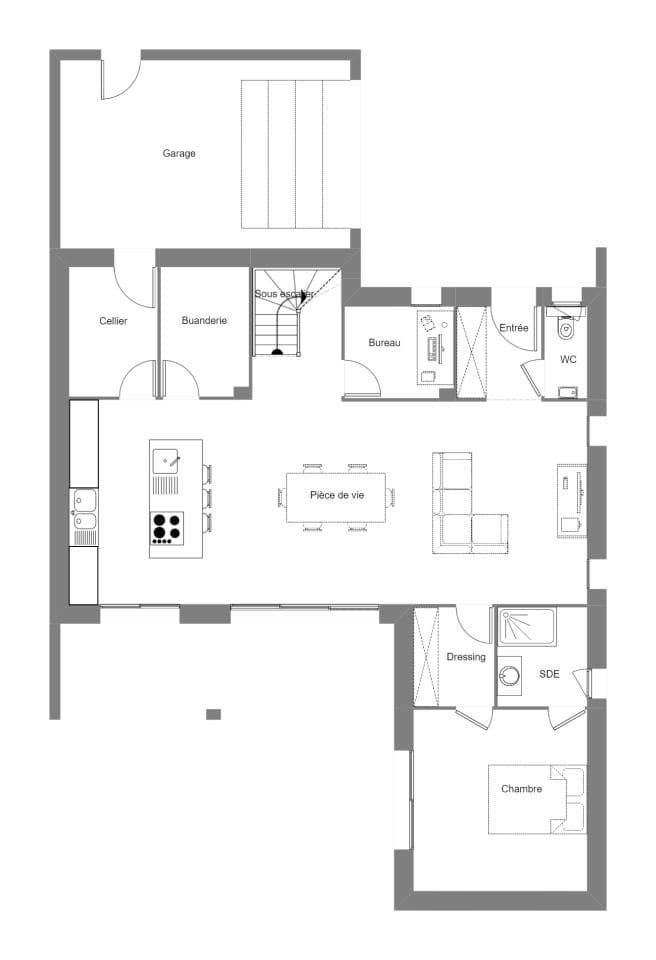 Maison neuve - Terrain à bâtir () à Plougastel-Daoulas (29), prix 548 700 €
