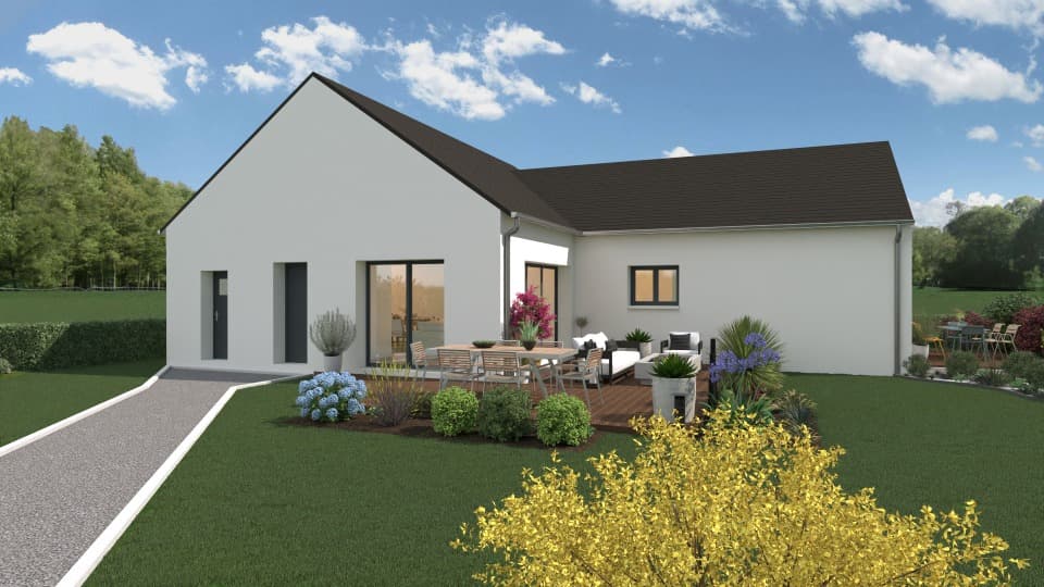 Maison neuve - Terrain à bâtir () à Ploudalmézeau (29), prix 313 400 €