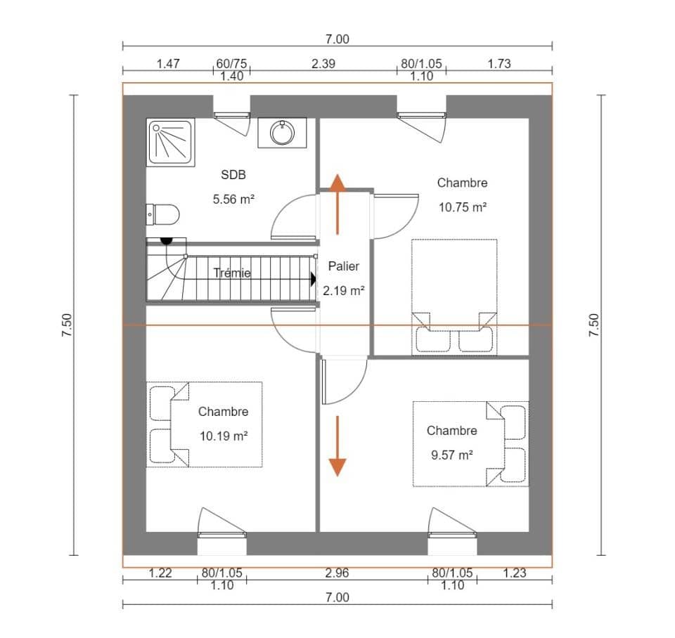 Maison neuve - Terrain à bâtir  () à Saint-Renan (29), prix 202 500 €