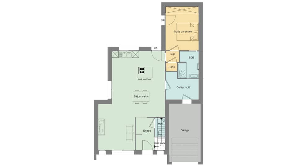 Maison neuve - Terrain à bâtir  () à Ploudalmézeau (29), prix 328 000 €