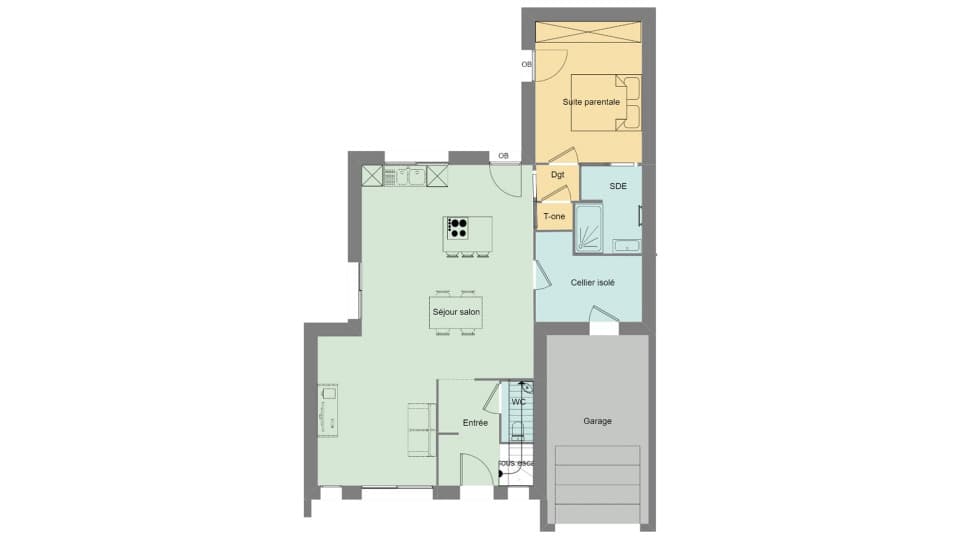Maison neuve - Terrain à bâtir () à Ploudalmézeau (29), prix 328 000 €