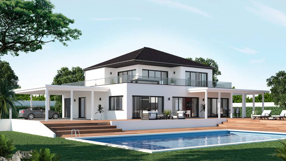 Maison neuve - Terrain à bâtir () à Plougastel-Daoulas (29), prix 624 600 €