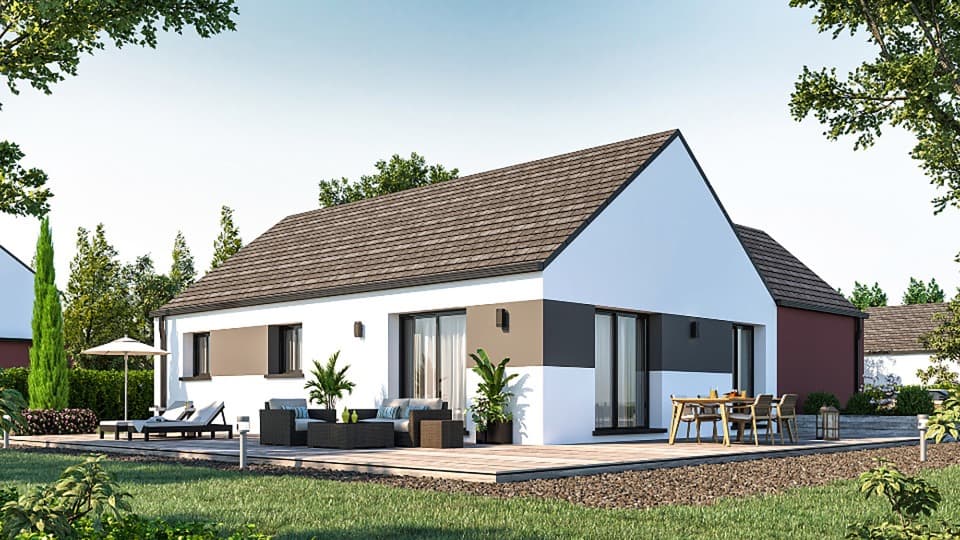 Maison neuve - Terrain à bâtir () à Plourin (29), prix 288 500 €