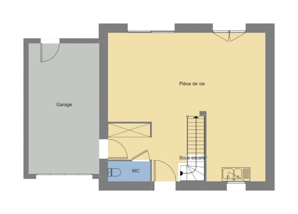 Maison neuve - Terrain à bâtir () à Lanhouarneau (29), prix 224 719 €