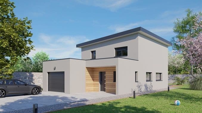 Maison neuve - Terrain à bâtir Les Authieux-sur-le-Port-Saint-Ouen (76520) à Les Authieux-sur-le-Port-Saint-Ouen (76), prix 448 038 €