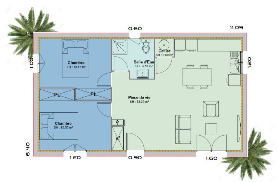Maison neuve - Terrain à bâtir Volx (04130) à Volx (41), prix 247 900 €