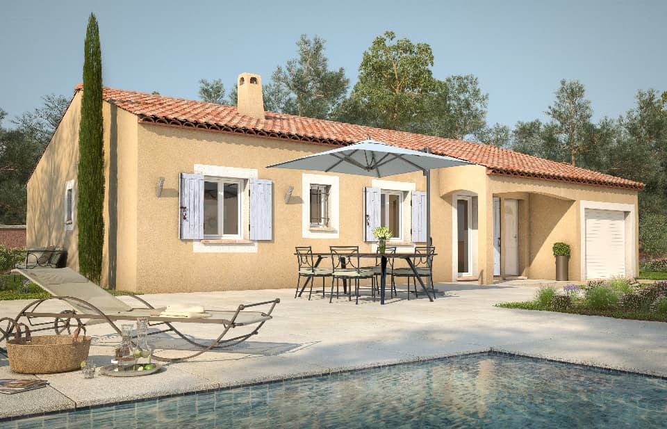 Maison neuve - Terrain à bâtir Cabrières-d'Avignon (84220) à Cabrières-d'Avignon, prix 293 800 €
