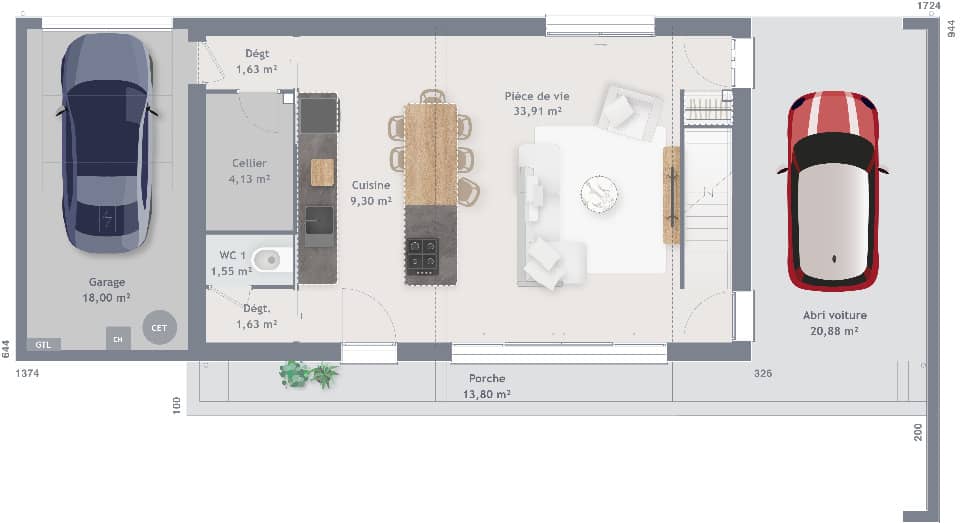 Maison neuve - Terrain à bâtir Clermont (60600) à Clermont (60), prix 449 000 €