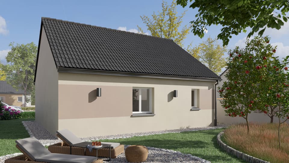 Maison neuve - Terrain à bâtir () à Noyon (60), prix 149 870 €
