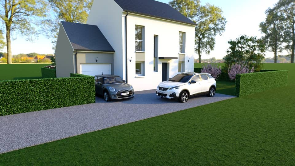Maison neuve - Terrain à bâtir  () à Bienville (60), prix 310 000 €
