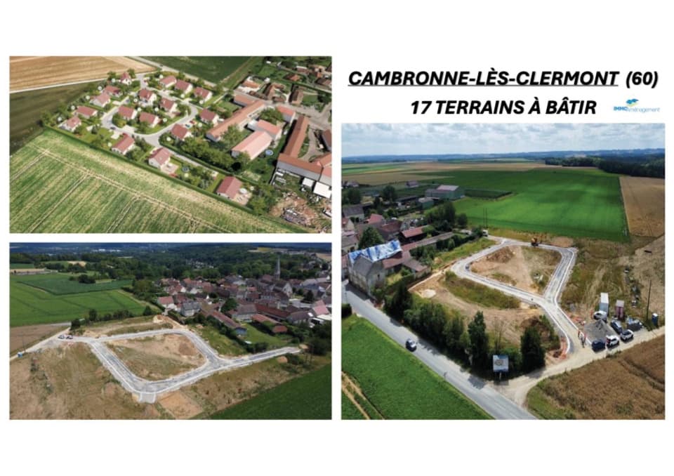Terrain - Terrain à bâtir () à Cambronne-lès-Clermont (60), prix 83 500 €