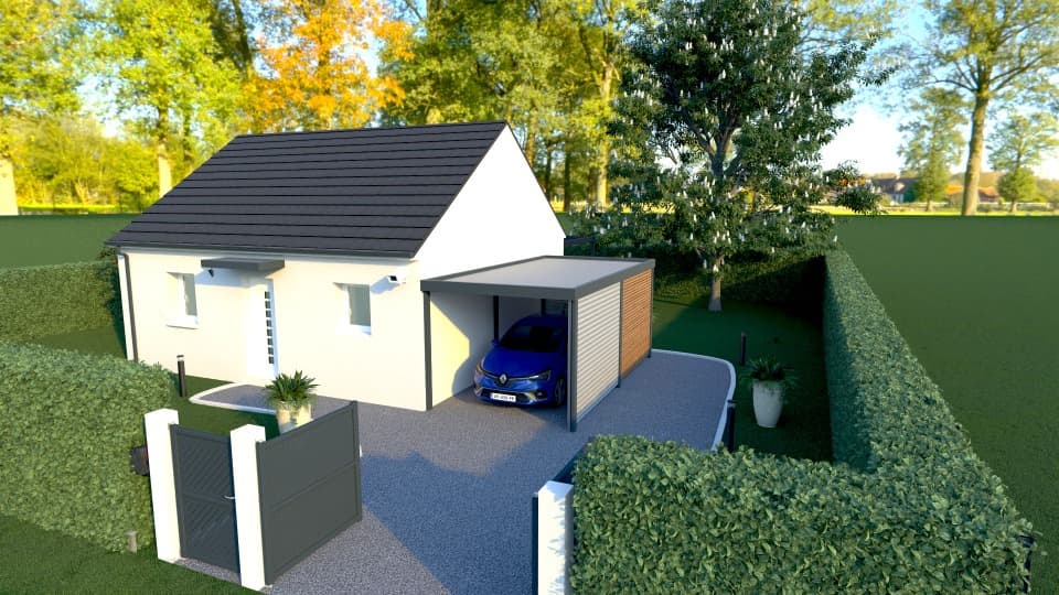 Maison neuve - Terrain à bâtir () à Cambronne-lès-Ribécourt (60), prix 170 000 €
