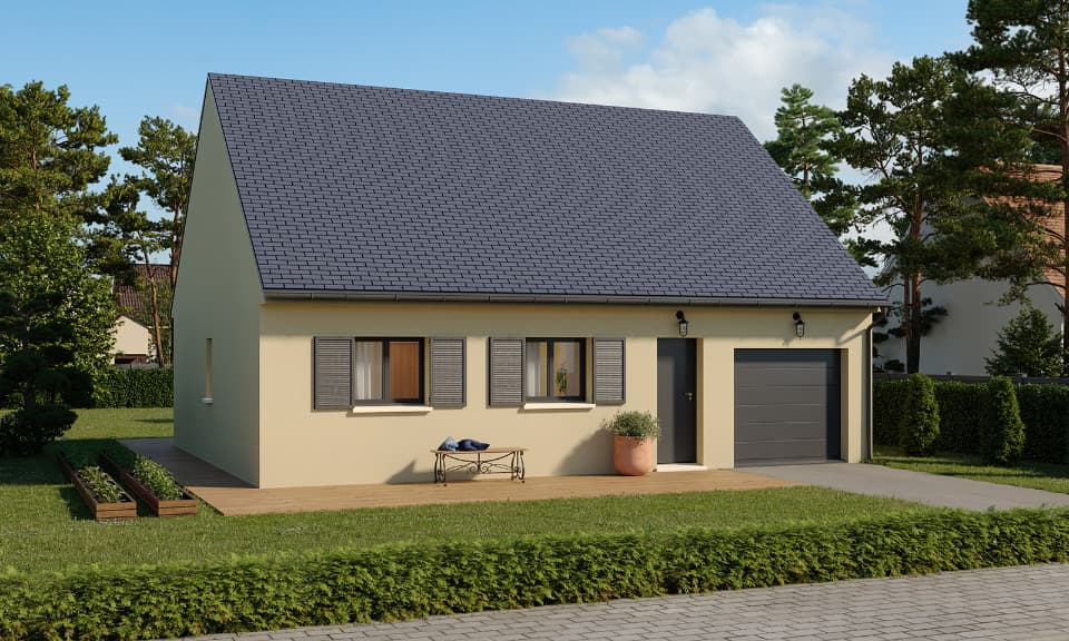 Maison neuve - Terrain à bâtir () à Saint-Léger-aux-Bois (60), prix 215 000 €
