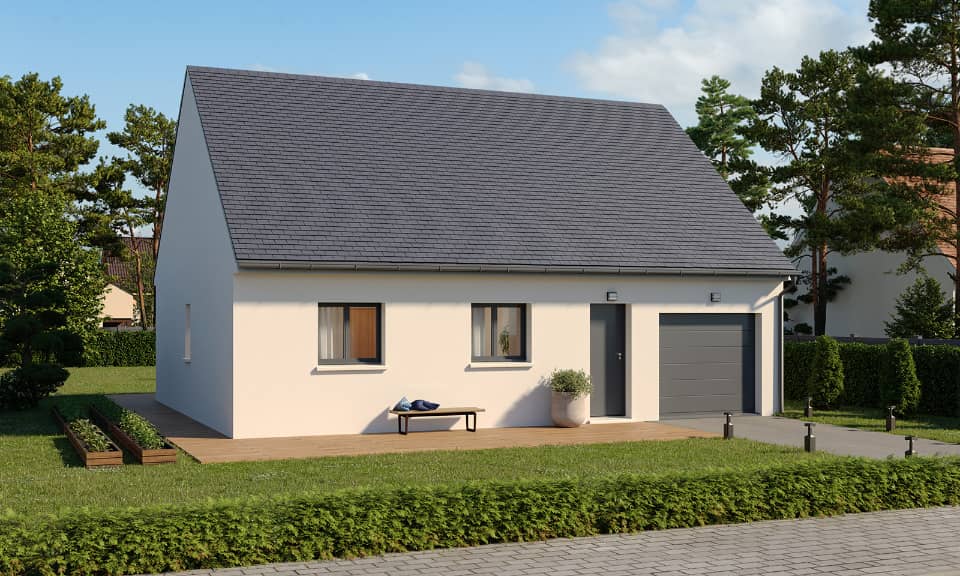 Maison neuve - Terrain à bâtir  () à Verneuil-en-Halatte (60), prix 285 000 €