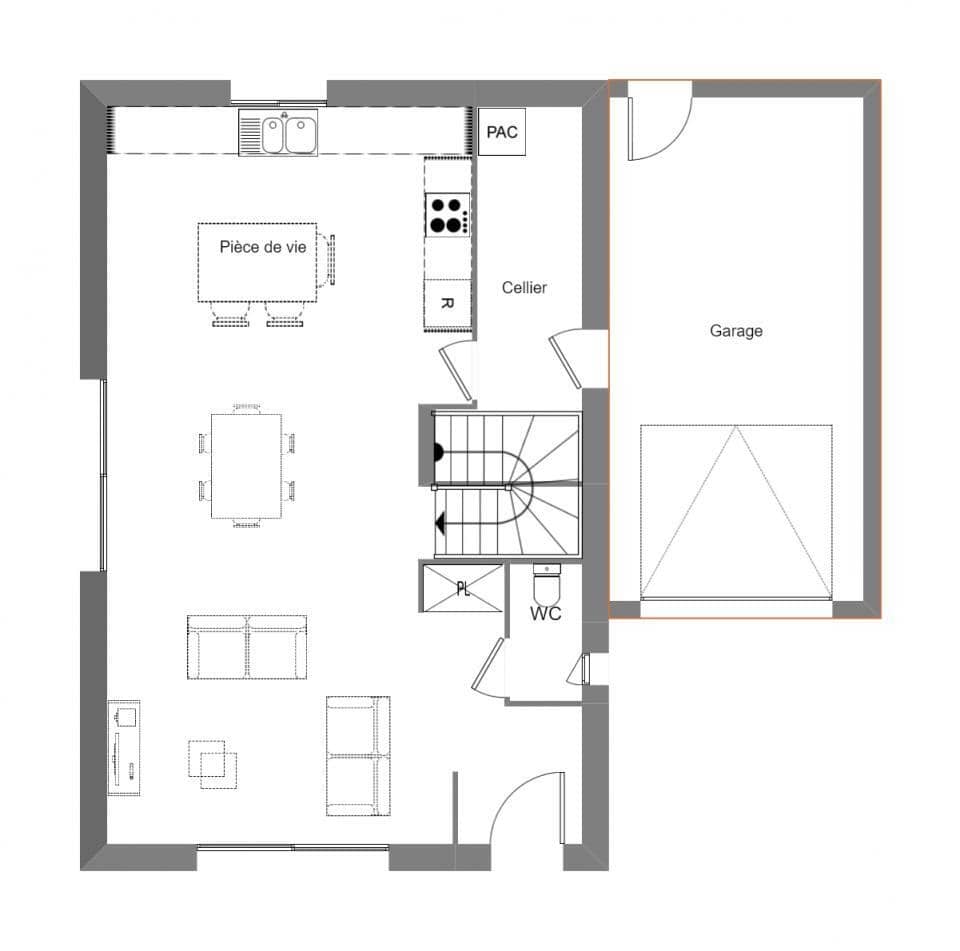 Maison neuve - Terrain à bâtir () à Vendres (34), prix 310 000 €